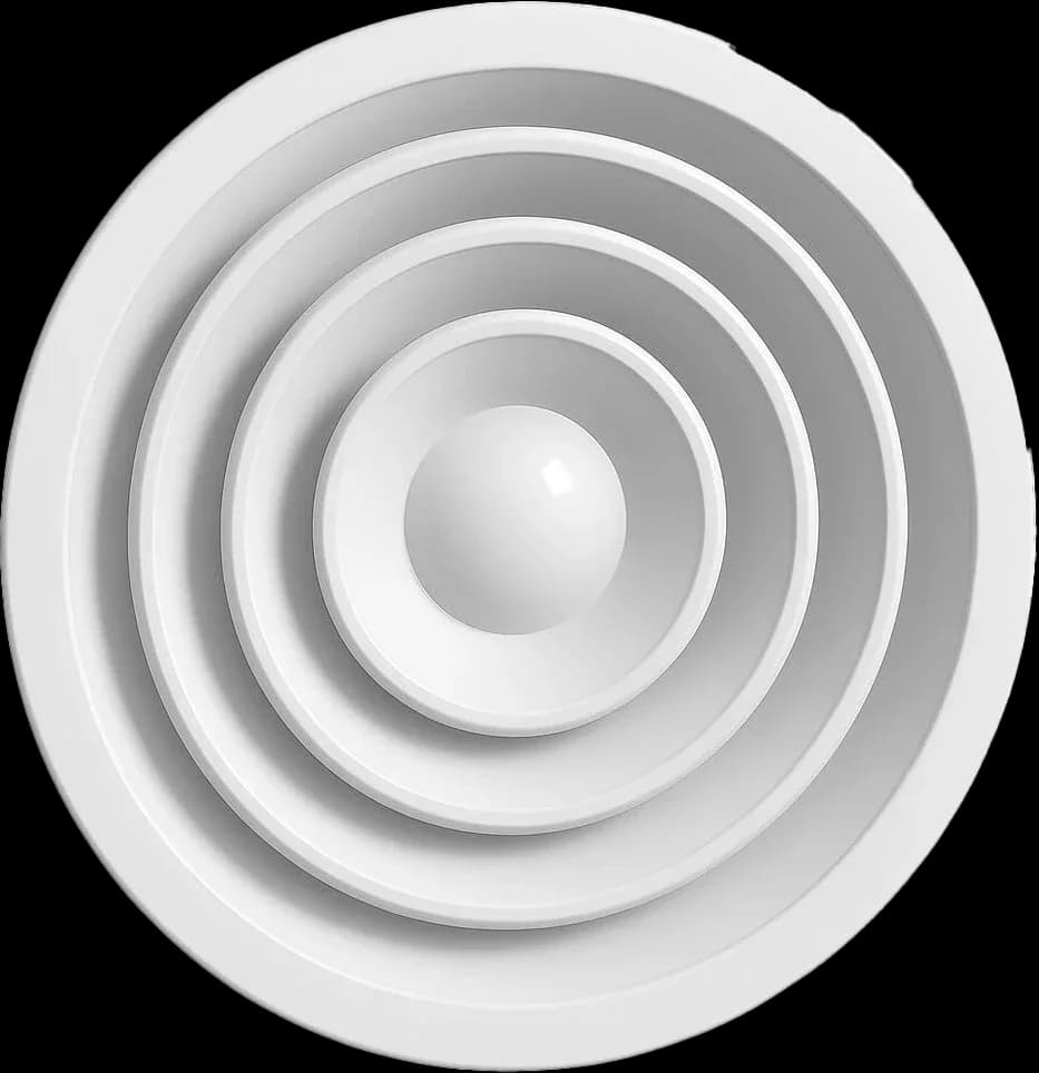 Round ceiling diffuser