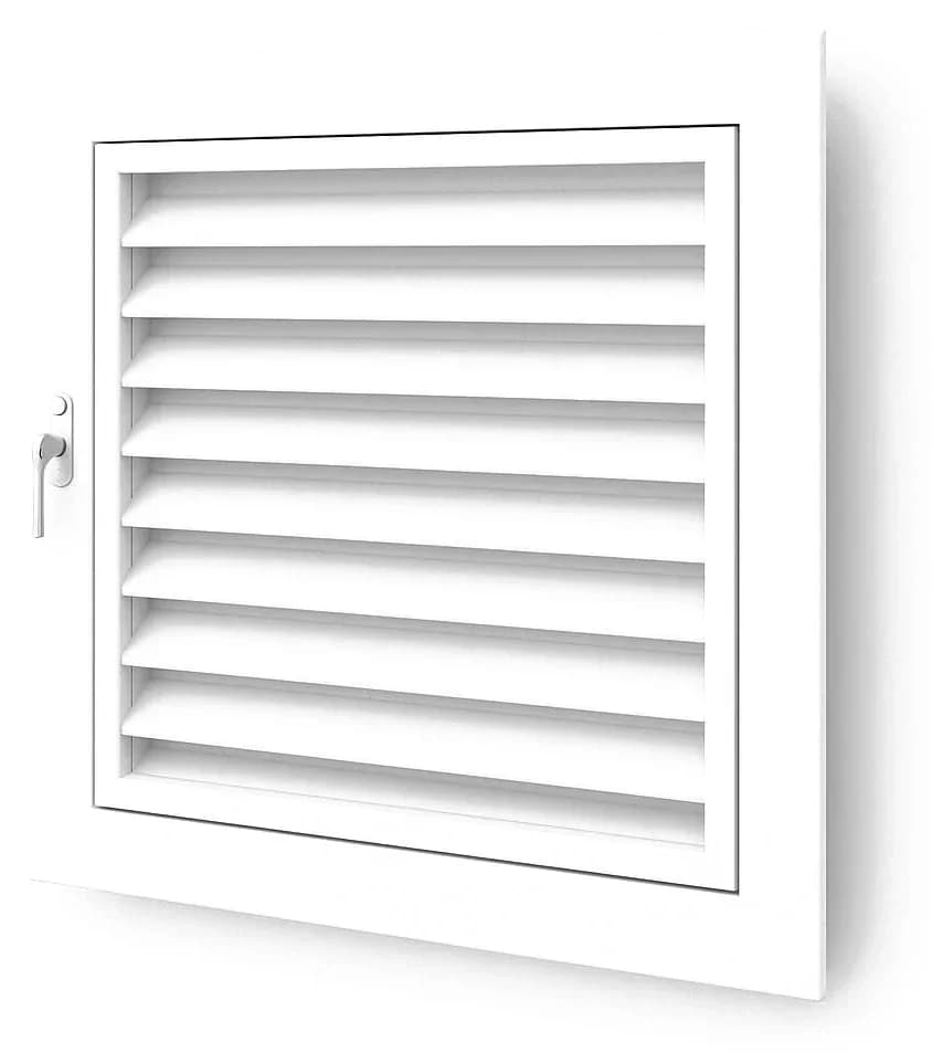 Hinged grille