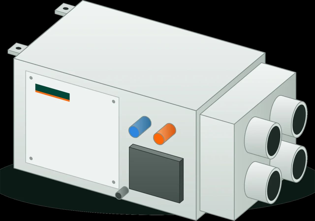Yüksek statik fan coil